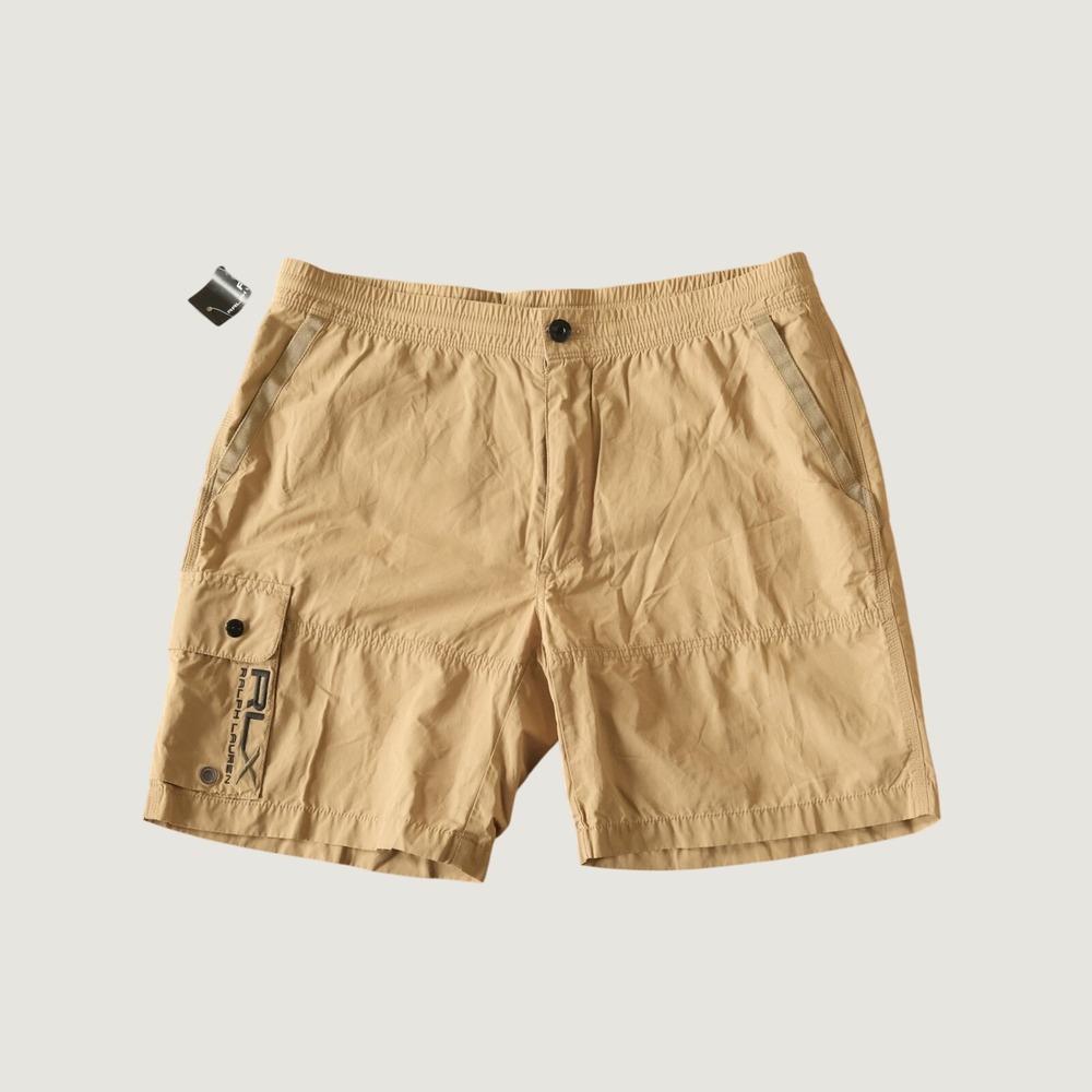 Ralph Lauren RLX Cargo Shorts Mens Tan Performance Gorpcore XL Hiking Utility